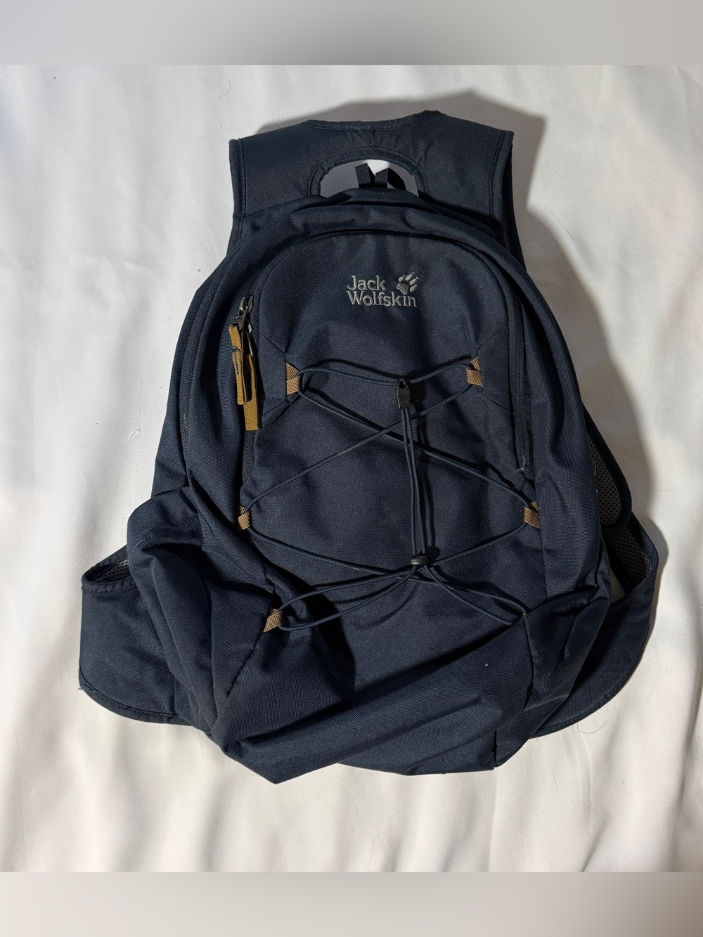 Jack Wolfskin Navy Blue Men's Backpack with Front Bungee
